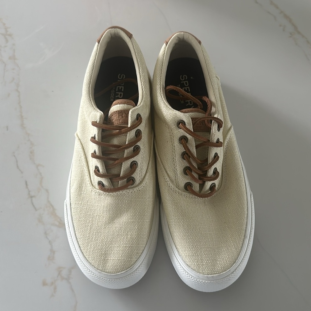 Men's Sperry, Striper II CVO Hemp Sneaker Size 11 Free Shipping